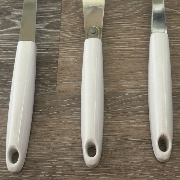 Vintage Ekco Country Garden Utensils Lot of 3 Meat Fork, Spatula, Spreader 70’s - Picture 6 of 8